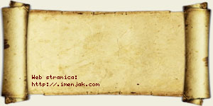 Tijana Slović vizit kartica